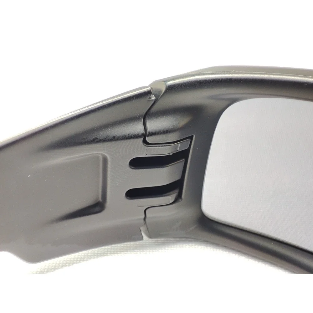 Oakley Gascan OO9014-03-473 Matte Black Grey Sunglasses USA Made Mens Wrap